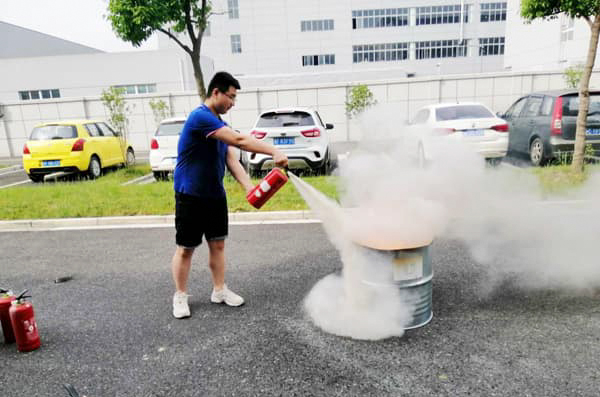 Fire drill for all employees of JEC in May 2020